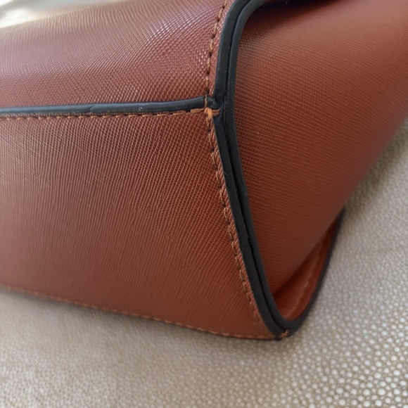 Michael Kris Selma Mini Bag Tan Like New - Picture 6 of 11